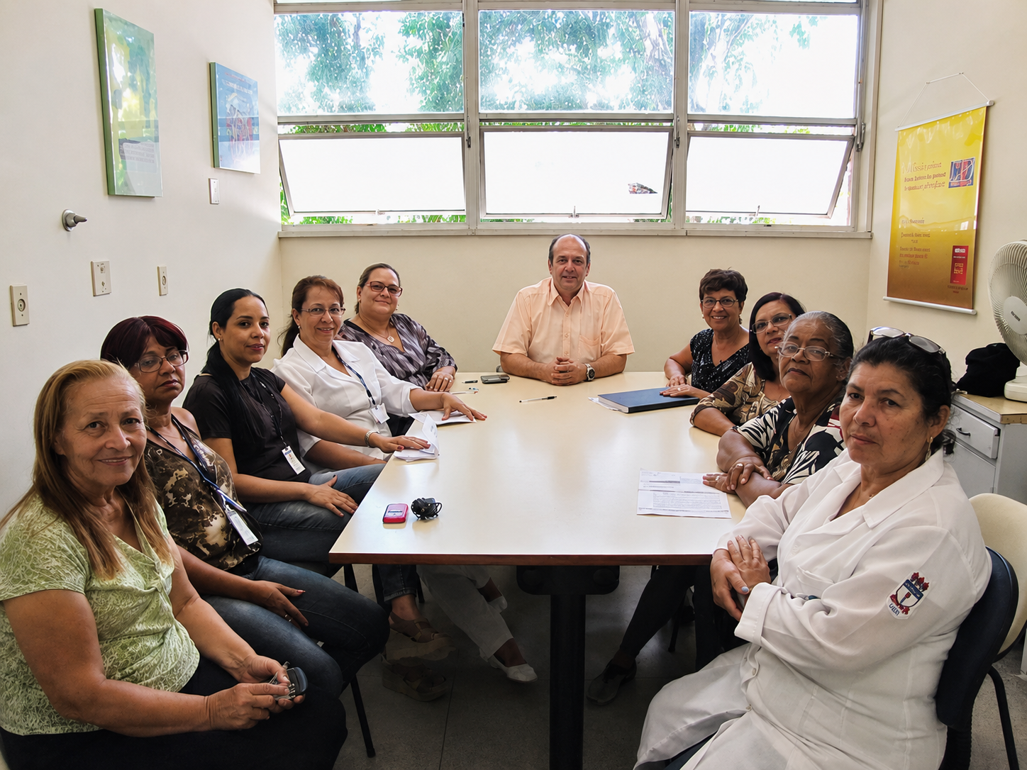 Reunião da equipe do Hospital Dia